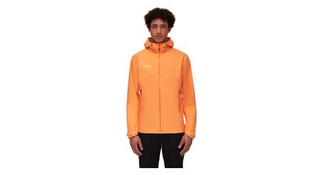 Veste impermeable mammut convey tour orange