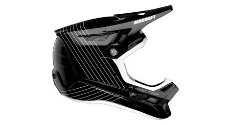 100% aircraft composite full face helm silo black