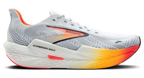 Chaussures running brooks hyperion max 2 blanc/orange homme