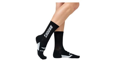 Calcetines Brooks Ghost Crew negros