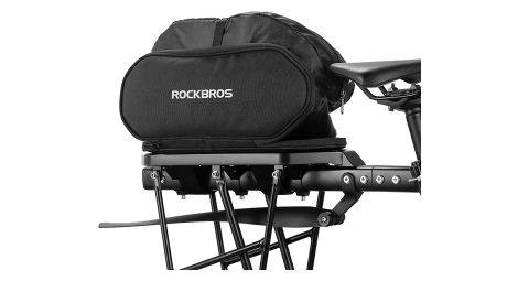 Sacoche vélo rockbros pour porte-bagages 5 l - noir