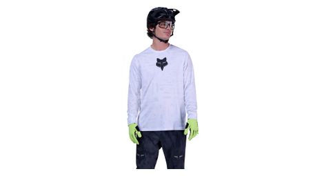 Maillot Fox Ranger Lunar Edición Especial Manga Larga Blanco