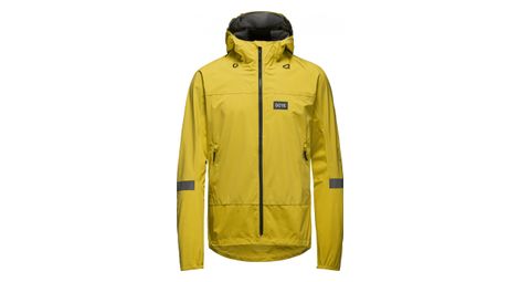 Veste coupe-vent gore wear lupra jaune