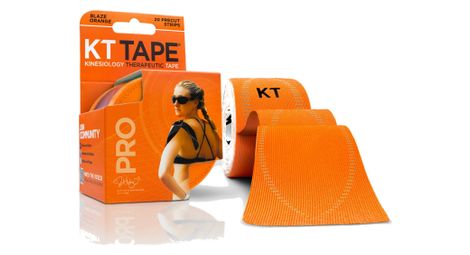 Bande predecoupee kt tape pro orange 20 bandes
