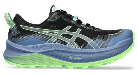 Asics trabuco max 3 negro verde zapatillas trail running