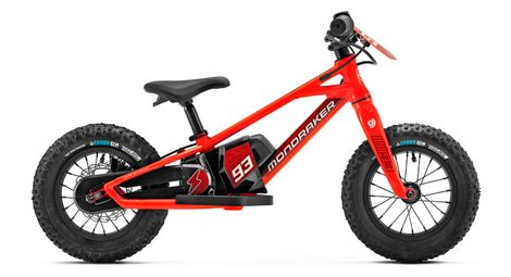 Mondraker grommy 93 marc marquez edition e-balance bike 80 wh 12'' rood 2022 3 - 5 jaar oud
