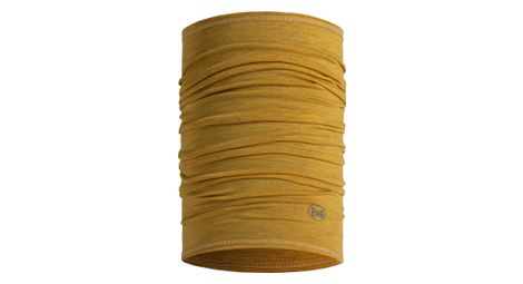 Buff merino lichtgewicht multistripes choker geel