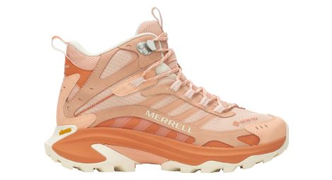Merrell moab speed 2 mid gore-tex zapatillas de senderismo para mujer rosa