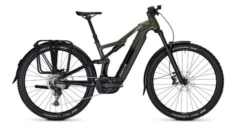 Mountain bike elettrica full-suspension Focus Thron² 6.7 EQP 10V 800Wh Bosch 100 Nm 29'' Verde/Nero 2025