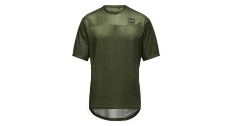 Maillot manches courtes gore wear trailkpr olive