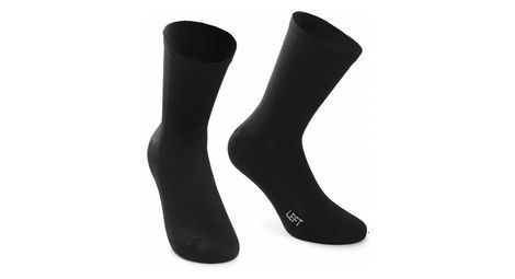 Pack de 2 paires de socquettes assos essence socks black series twin pack 2 paires