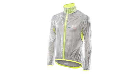 Veste coupe vent sixs ghost transparent jaune