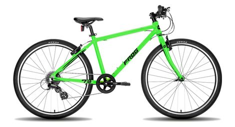 Vtc enfant frog bikes 73 microshift mezzo 8v 26 vert neon 2022 12 14 ans
