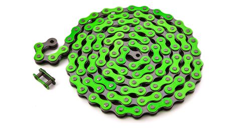 Bmx chaine vert 1 2 x1 8 acier khebikes