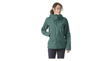 Veste impermeable femme rab kangri paclite plus vert