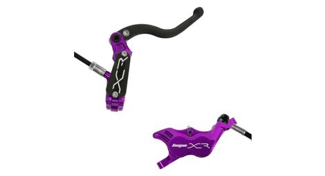 Hope xcr pro e4 disc break - rear purple black hose