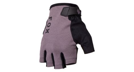 Guantes fox ranger gel dedos cortos morados l