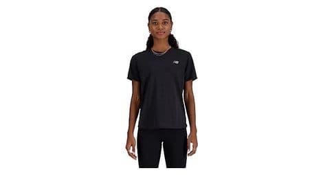 Maillot manches courtes New Balance Athletics Noir Femme
