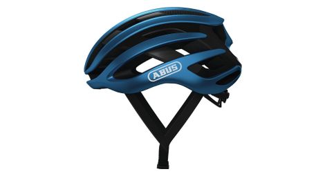 Casco abus airbreaker road acciaio blu