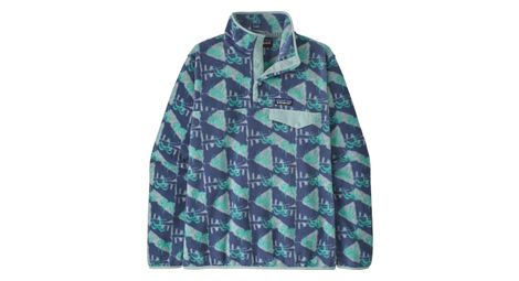 Polaire Patagonia Lightweight Synchilla Snap-T Bleu Femme