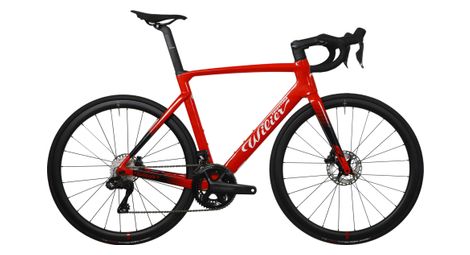 Wilier triestina cento10 sl bicicletta da strada shimano ultegra di2 12s 700 mm rosso nero lucido 2023 m / 171-176 cm