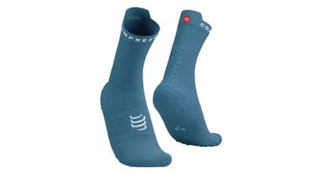 Compressport pro racing socks v4.0 run high blue