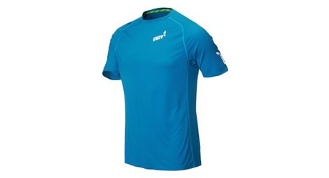 Maillot manches courtes inov 8 base elite bleu homme