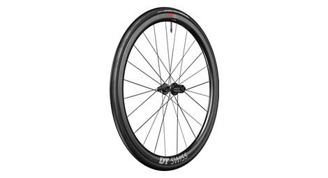 Rueda trasera DT Swiss ERC 1100 Dicut DB 35 | 12x142 mm | Centerlock + Neumático Continental GP 5000 S TR Negro