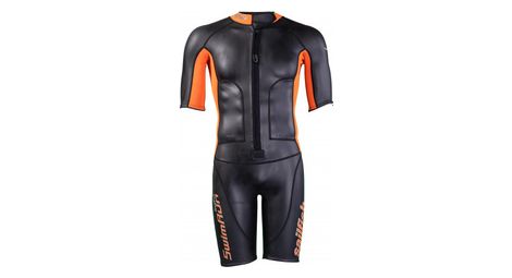Combinaison neoprene sailfish swimrun light noir orange