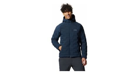 Mountain hardwear stretchdown hoody blau