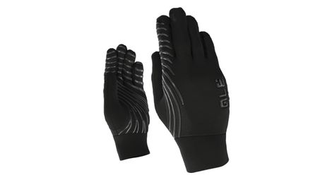 Sous gants unisexe ale spirale noir