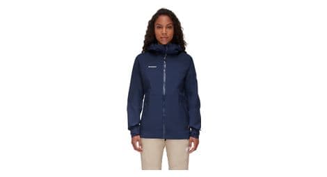 Veste imperméable femme mammut convey tour bleu marine