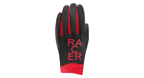 Gants longs racer 1927 gp style 2 noir/rouge