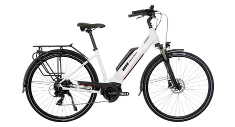 Bicicleta de exhibición - sunn urb start bicicleta eléctrica de ciudad shimano altus/tourney 8v 400 wh 700 mm blanca 2023