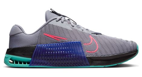 Zapatillas de entrenamiento nike metcon 9 gris/azul, hombre