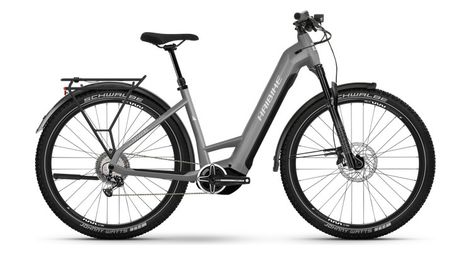 Vtc électrique haibike trekking 7 low sram gx/sx 12v 27.5 720wh gris 2024