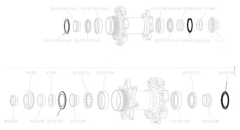 Fulcrum drpcc bearing seal