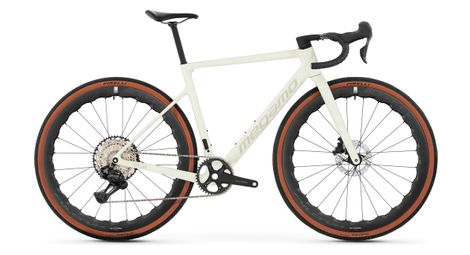 Vélo de Gravel Megamo Silk 03 Shimano GRX Di2 12V 700 mm Beige/Blanc 2026