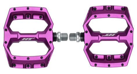 Coppia di pedali piatti HT Components Spider AF03 Viola