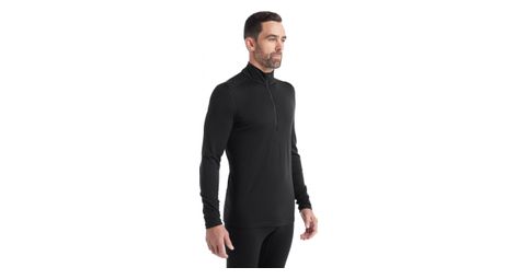 Maillot manches longues icebreaker merinos 200 oasis half zip noir