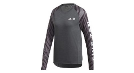 Maglia manica lunga adidas five ten donna trailcross ls nera