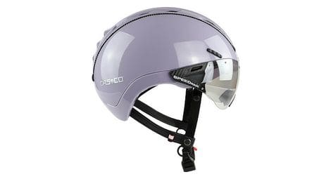 Casco roadster plus city helm met helder paars vizier