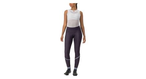 Lange trägerlose radhose frau castelli velocissima thermal nachtblau xs