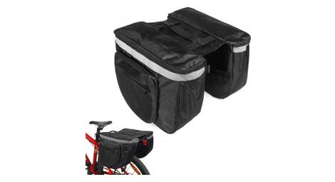 Sacoches double 28l noir vtt/vélo de course/ville