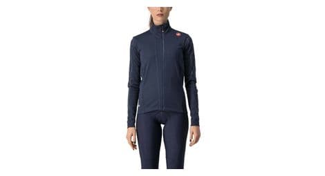 Castelli transition jacket dark blue / bronze women's