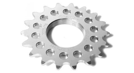 Pignon fixe de velo fixie ruder berna 16 dents argent