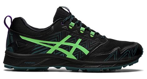 Asics gel fujisetsu 3 gtx trail running shoes black green