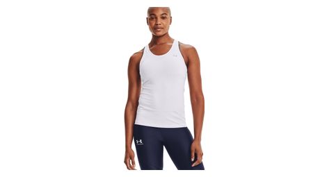 Debardeur femme under armour heatgear armour racer blanc