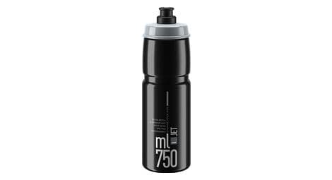 Bidón de agua elite jet 750 ml negro/gris