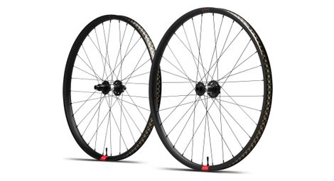 Paire de Roue Reserve 30 HD Aluminium DT 350 DEG DF MX (29"/27.5") | Boost 15x110 - 12x148 mm | 6 Trous | Noir